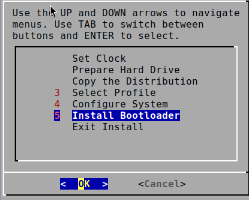 Image of Pentoo installer